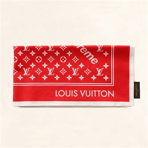 cheap supreme louis vuitton bandana|louis vuitton handkerchief.